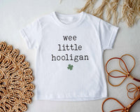 Wee Little Hooligan Toddler Shirt, St Patrick’s Day Kids Shirt, Irish Toddler Tee, Funny St Patrick’s Day Shirt, Kids Shirt, Irish Gift