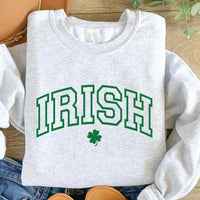 St Patrick Day Sweatshirt, Irish Clover Shirt, Lucky Irish Tee, Green St Patrick Sweatshirt