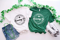 Leprechaun Brewing Co Shirt, Retro St Patrick’s Day Shirt, Vintage Irish Lucky Spirits Tee