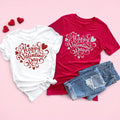 Glitter Love Valentine Shirt, Heart Valentine Shirt, Heart Love Tee, Valentine’s Day Love Shirt