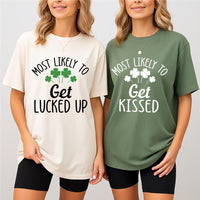 Matching St Patrick’s Day Shirt, Most Likely To Funny Shirt, Group Party Tee