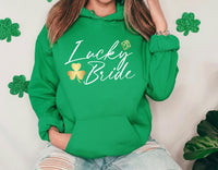 St. Patrick’s Day Bachelorette Shirt, Lucky in Love Tee, Just Lucky Irish Shamrock Shirt