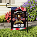 250 Years of Freedom Garden Flag, Patriotic Eagle 250th Anniversary Yard Decor, USA 1776 2026 Outdoor Celebration, American Flag Yard Sign