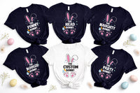 Funny Matching Easter Bunny Shirt, Custom Holiday Easter Family Tee