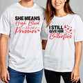 Funny Valentine Couple Shirt, Still Give Him Butterflies Shirt, Cute Couple Love Tee