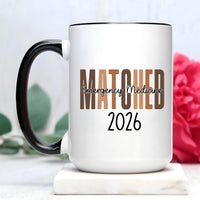 Residency Match Day 2026 Mug, Custom Medical Specialty Accent Coffee Cup, Personalized Future Doctor Gift, Medical Student Graduate