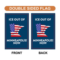 ICE Equals American Gestapo Garden Flag, Double Sided, Resist Hate Flag, Anti-Trump, Funny Anti-Trump Anti-Elon Flag, Political Flag