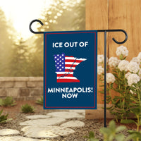ICE Equals American Gestapo Garden Flag, Double Sided, Resist Hate Flag, Anti-Trump, Funny Anti-Trump Anti-Elon Flag, Political Flag