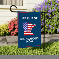 ICE Equals American Gestapo Garden Flag, Double Sided, Resist Hate Flag, Anti-Trump, Funny Anti-Trump Anti-Elon Flag, Political Flag