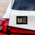 ICE Equals American Gestapo Magnet, Resist Hate Magnet, Anti-Trump, Resist Racism Car Magnet, Resist Fascism Vehicle Magnet, 6