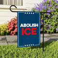 ICE Equals American Gestapo Garden Flag, Double Sided, Resist Hate Flag, Anti-Trump, Funny Anti-Trump Anti-Elon Flag, Political Flag
