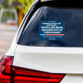 ICE Equals American Gestapo Protest Vinyl Sticker, Resist Hate Decal, Anti-Trump Resistance, Resist Fascism Car Bumper Sticker, 6