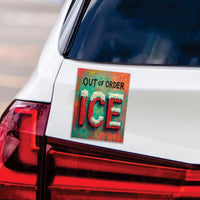 ICE Equals American Gestapo Magnet, Resist Hate Magnet, Anti-Trump, Resist Racism Car Magnet, Resist Fascism Vehicle Magnet, 6" x 4.5"