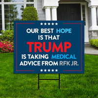 Justice For Renee Good Yard Sign, Abolish ICE Keep the Immigrants, Deport the Racists, Anti-Trump, Resist Fascism Sign with Metal H-Stake