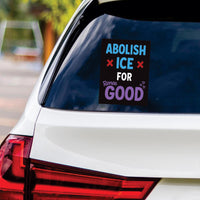 ICE Equals American Gestapo Protest Vinyl Sticker, Resist Hate Decal, Anti-Trump Resistance, Resist Fascism Car Bumper Sticker, 6" x 4.5"