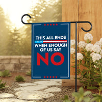 Abolish ICE Garden Flag, Double Sided, Keep the Immigrants, Deport the Racists Flag, Anti-Trump, Resist Racism Flag, Resist Fascism Flag
