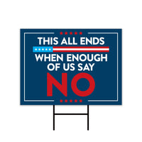 Abolish ICE Yard Sign, Keep the Immigrants, Deport the Racists Lawn Sign, Anti-Trump, Resist Fascism Yard Sign with Metal H-Stake