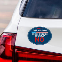 Abolish ICE Magnet, Keep the Immigrants, Deport the Racists, Anti-Trump, Resist Racism Car Magnet, Resist Fascism Vehicle Magnet, 6" x 4.5"