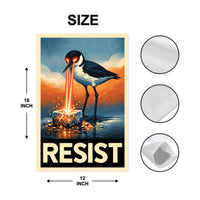 Abolish ICE Garden Flag, Double Sided, Keep the Immigrants, Deport the Racists Flag, Anti-Trump, Resist Racism Flag, Resist Fascism Flag