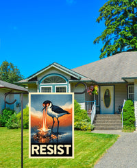 Abolish ICE Garden Flag, Double Sided, Keep the Immigrants, Deport the Racists Flag, Anti-Trump, Resist Racism Flag, Resist Fascism Flag