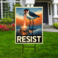 Abolish ICE Yard Sign, Keep the Immigrants, Deport the Racists Lawn Sign, Anti-Trump, Resist Fascism Yard Sign with Metal H-Stake