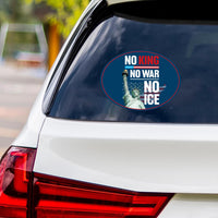 Abolish ICE No One Is Illegal Protest Vinyl Sticker, Resist Hate Decal, Anti-Trump Resistance, Resist Fascism Car Bumper Sticker, 6" x 4.5"