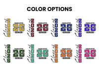 Custom Senior 2026 Shirt, Class of 26 Graduation Shirt, Graduation 2026 Tee, Front Back