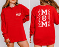 Senior Mom 2026 Sweatshirt, Custom Graduation 2026 Mom Outfit, Matching Family Senior Shirt, Class of 26 Mom Sweatshirt, Front Back
