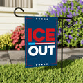 Abolish ICE Garden Flag, Double Sided, Keep the Immigrants, Deport the Racists Flag, Anti-Trump, Resist Racism Flag, Resist Fascism Flag