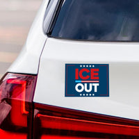 Abolish ICE Magnet, Keep the Immigrants, Deport the Racists, Anti-Trump, Resist Racism Car Magnet, Resist Fascism Vehicle Magnet, 6" x 4.5"