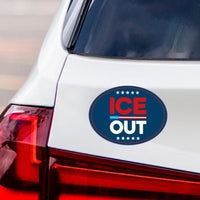 Abolish ICE Magnet, Keep the Immigrants, Deport the Racists, Anti-Trump, Resist Racism Car Magnet, Resist Fascism Vehicle Magnet, 6" x 4.5"