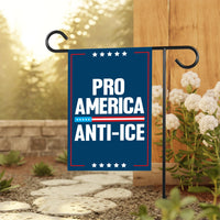 Abolish ICE Garden Flag, Double Sided, Keep the Immigrants, Deport the Racists Flag, Anti-Trump, Resist Racism Flag, Resist Fascism Flag