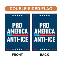 Abolish ICE Garden Flag, Double Sided, Keep the Immigrants, Deport the Racists Flag, Anti-Trump, Resist Racism Flag, Resist Fascism Flag