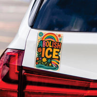 Abolish ICE Magnet, Keep the Immigrants, Deport the Racists, Anti-Trump, Resist Racism Car Magnet, Resist Fascism Vehicle Magnet, 6" x 4.5"