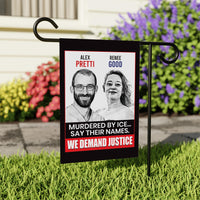 Abolish ICE Garden Flag, Double Sided, Keep the Immigrants, Deport the Racists Flag, Anti-Trump, Resist Racism Flag, Resist Fascism Flag