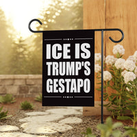 Abolish ICE Garden Flag, Double Sided, Keep the Immigrants, Deport the Racists Flag, Anti-Trump, Resist Racism Flag, Resist Fascism Flag