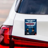 Abolish ICE Magnet, Keep the Immigrants, Deport the Racists, Anti-Trump, Resist Racism Car Magnet, Resist Fascism Vehicle Magnet, 6" x 4.5"