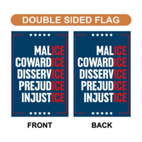 Abolish ICE Garden Flag, Double Sided, Keep the Immigrants, Deport the Racists Flag, Anti-Trump, Resist Racism Flag, Resist Fascism Flag