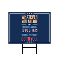 Abolish ICE Yard Sign, Keep the Immigrants, Deport the Racists Lawn Sign, Anti-Trump, Resist Fascism Yard Sign with Metal H-Stake