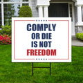 Abolish ICE Yard Sign, Keep the Immigrants, Deport the Racists Lawn Sign, Anti-Trump, Resist Fascism Yard Sign with Metal H-Stake