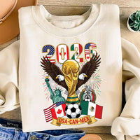 2026 World Cup Sweatshirt, Soccer Cup USA Canada Mexico Shirt, Trending Football Fan Tee