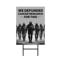 Abolish ICE Yard Sign, Keep the Immigrants, Deport the Racists Lawn Sign, Anti-Trump, Resist Fascism Yard Sign with Metal H-Stake