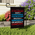 Abolish ICE Garden Flag, Double Sided, Keep the Immigrants, Deport the Racists Flag, Anti-Trump, Resist Racism Flag, Resist Fascism Flag