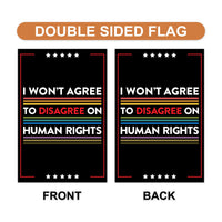 Abolish ICE Garden Flag, Double Sided, Keep the Immigrants, Deport the Racists Flag, Anti-Trump, Resist Racism Flag, Resist Fascism Flag