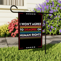 Abolish ICE Garden Flag, Double Sided, Keep the Immigrants, Deport the Racists Flag, Anti-Trump, Resist Racism Flag, Resist Fascism Flag
