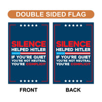 Abolish ICE Garden Flag, Double Sided, Keep the Immigrants, Deport the Racists Flag, Anti-Trump, Resist Racism Flag, Resist Fascism Flag