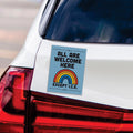 Abolish ICE Magnet, Keep the Immigrants, Deport the Racists, Anti-Trump, Resist Racism Car Magnet, Resist Fascism Vehicle Magnet, 6