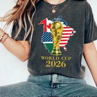 2026 World Cup Shirt, Soccer Cup USA Canada Mexico Shirt, Trending Football Fan Tee