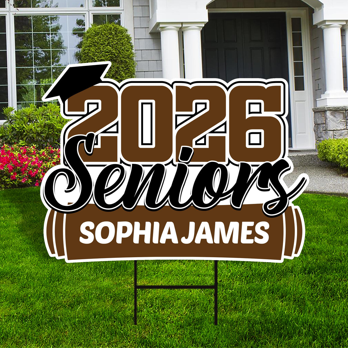 Personalized Senior 2026 with Diploma Yard Sign - Graduation Class of ...