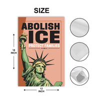 Abolish ICE Garden Flag, Double Sided, Keep the Immigrants, Deport the Racists Flag, Anti-Trump, Resist Racism Flag, Resist Fascism Flag